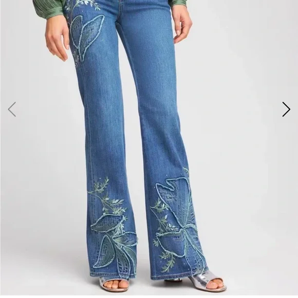 Chico’s Fernanda Indigo Jeans, NWT - Picture 1 of 15